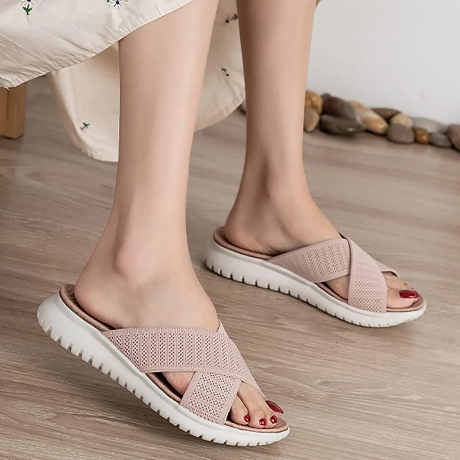 Best Walking Shoes for Women with Arch Support Slip On Walking Sandals for Women Summer Sandals Women 2024 Black Sandals Women Dressy Comfy Sandals for Women Womens Strappy Sandals Heels