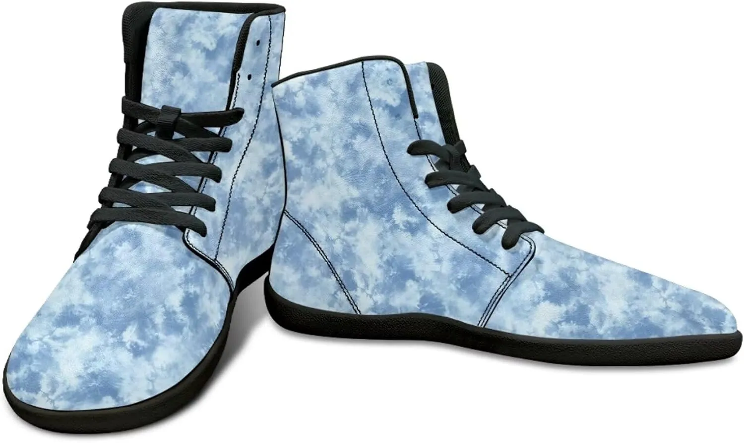 Binienty Women Men High Top Minimalist Barefoot Shoes Zero Drop Sole Outdoor Ankle Boot Shoes