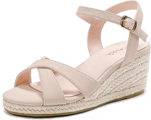 Girls Wedge Sandals Espadrilles Flatform Open Toe Dressy Girls Heels Summer Shoes Little Big Kid