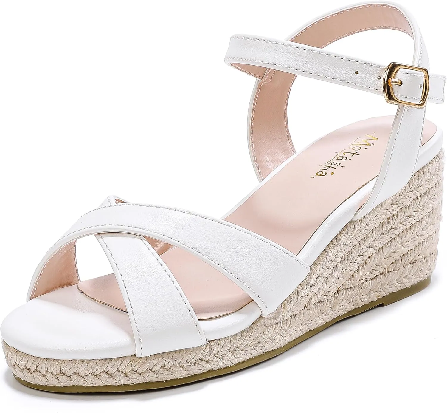 Girls Wedge Sandals Espadrilles Flatform Open Toe Dressy Girls Heels Summer Shoes Little Big Kid