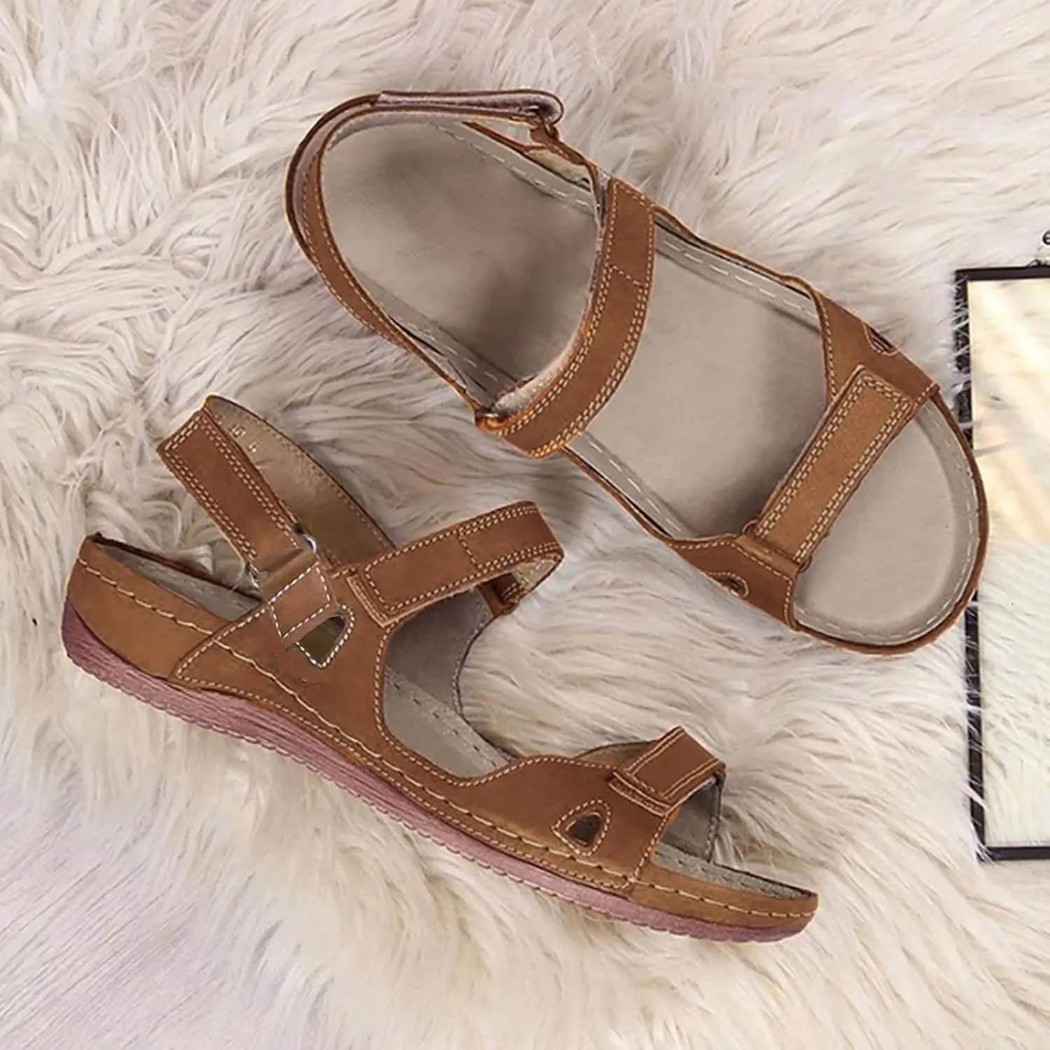 Orthopedic Sandals Women Fashion Dressy Orthopedic Beach Sandals for Woman Arch Support Dress Sandals for Women Orthopedic Black Sandals Women Flat Dressy Orthopedic Womens Shoes Dressy Casual Summer