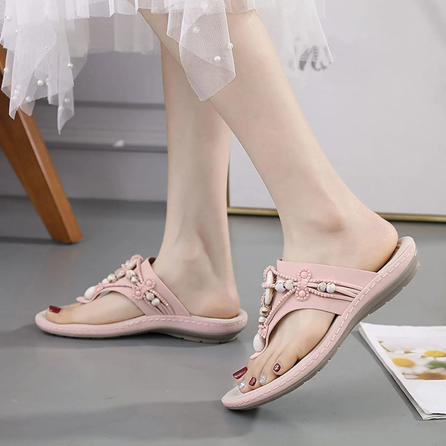 Orthopedic Slippers for Women Plantar Fasciitis Best Orthopedic Shoes for Women with Arch Support White Flip Flops Women Beach Sandals Women Orthopedic Shoes Leather Sneakers Platform Shoes Women
