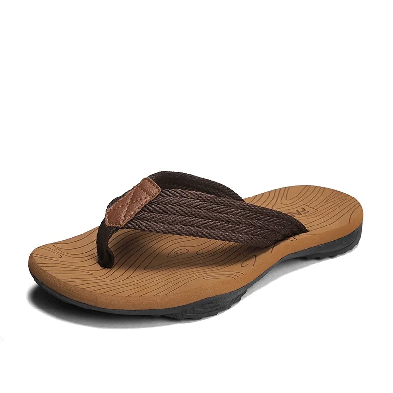 Outdoor Non-slip Slide Thicken Beach Flip Flops for Men - SF0990