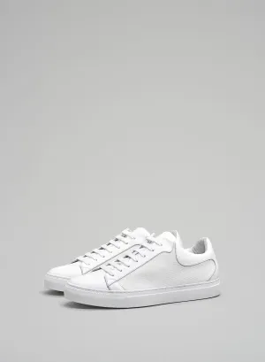 SNEAKERS IN PELLE E COTONE