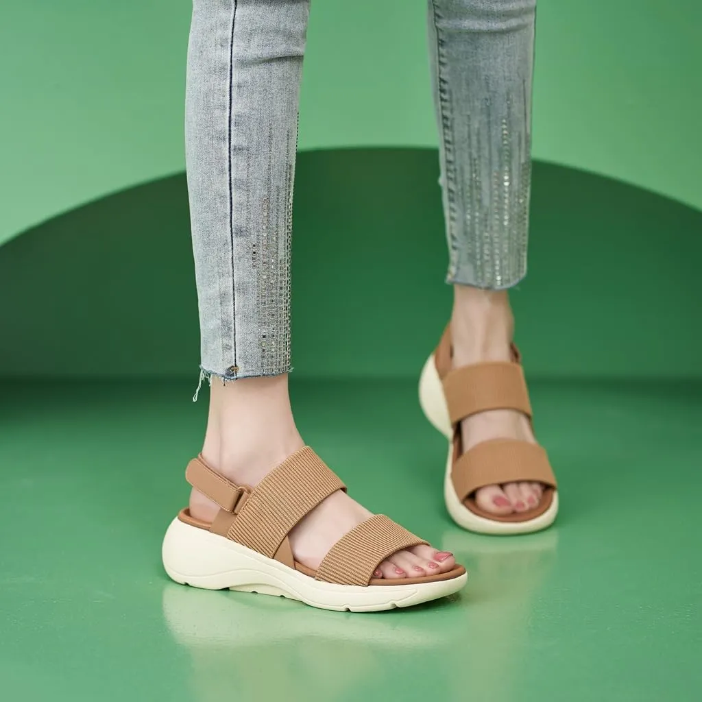 Women's Casual Walking Athletic Sandals Comfortable Outdoor Hiking Arch Support Slingback Summer Beach Sports Sandal