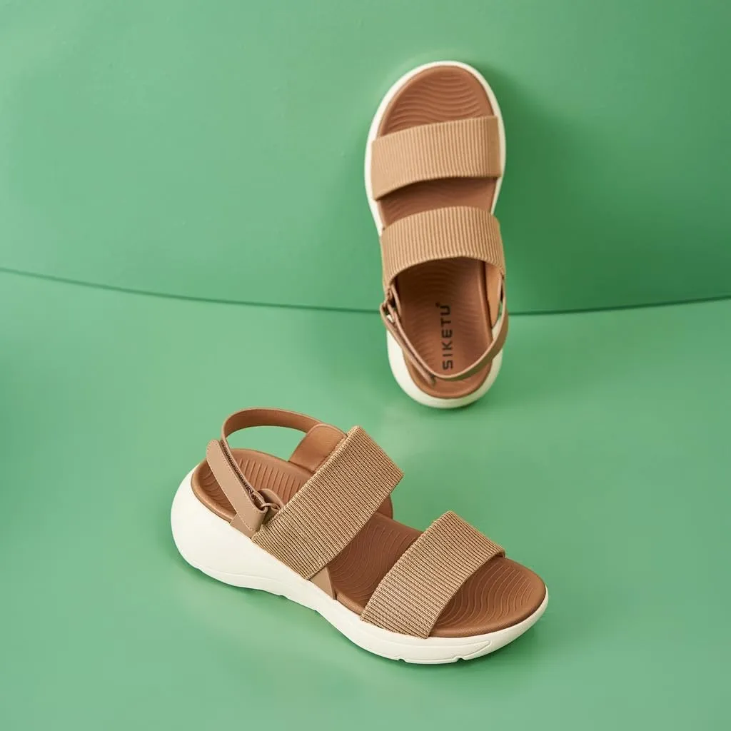 Women's Casual Walking Athletic Sandals Comfortable Outdoor Hiking Arch Support Slingback Summer Beach Sports Sandal