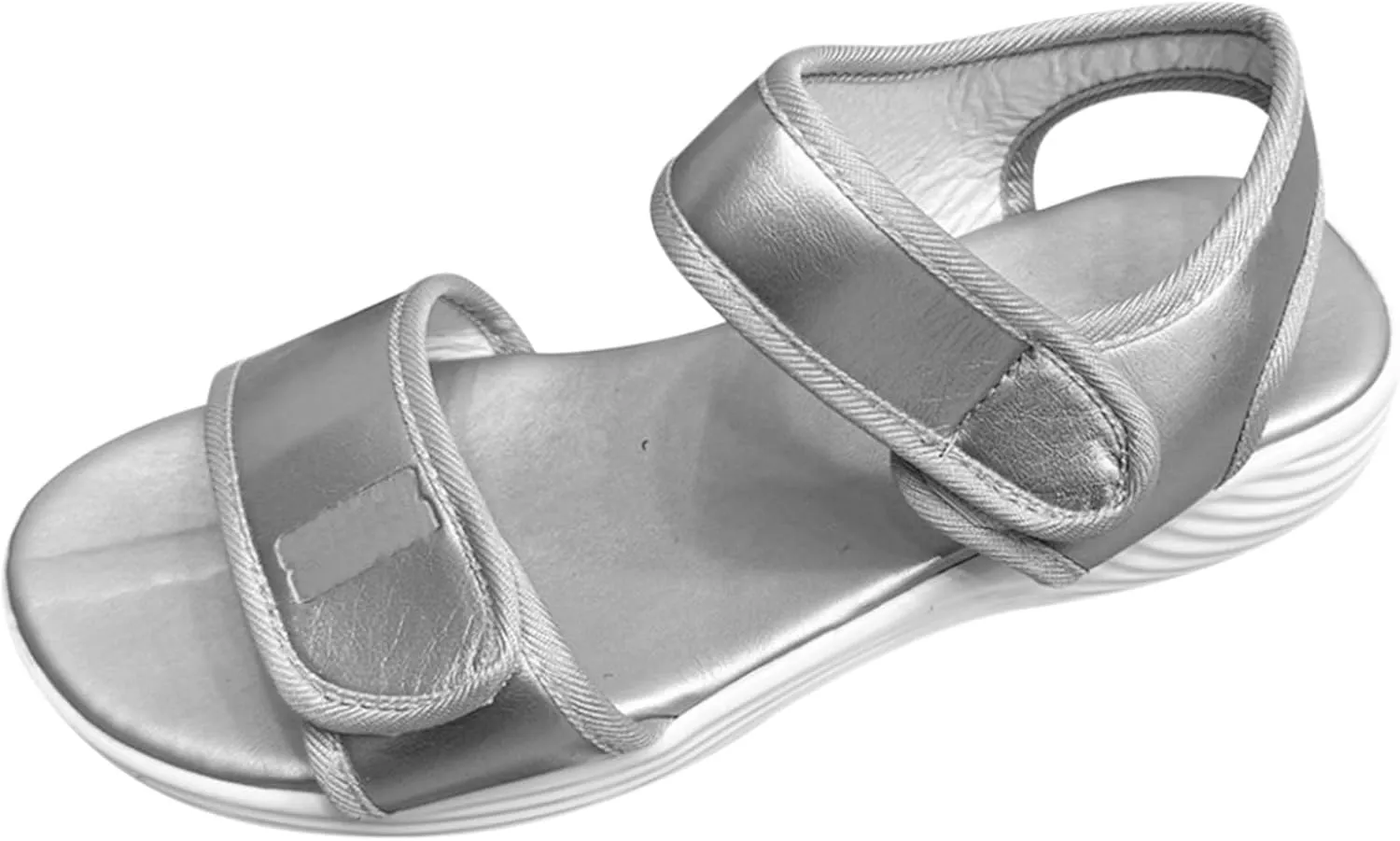 Womens Orthopedic Walking Hiking Sandals Mesh Open Toe Sports Sandals with Arch Support Comfortable Slip On Beach Shoes